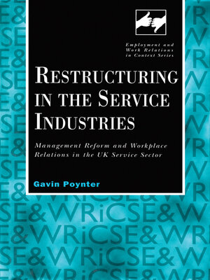 cover image of Restructuring in the Service Industries